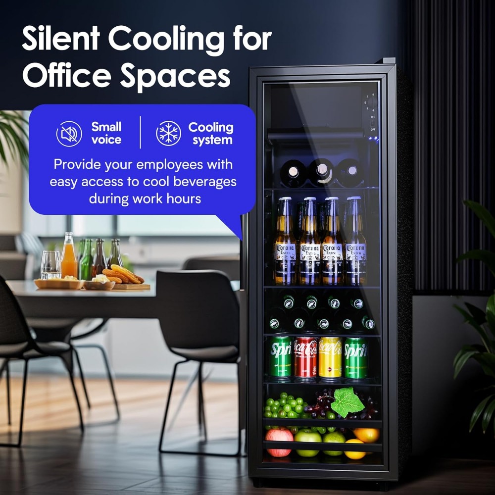 Wine Beer Mini Fridge - Dispensador de Bebidas Pequeño, Refrigerador de