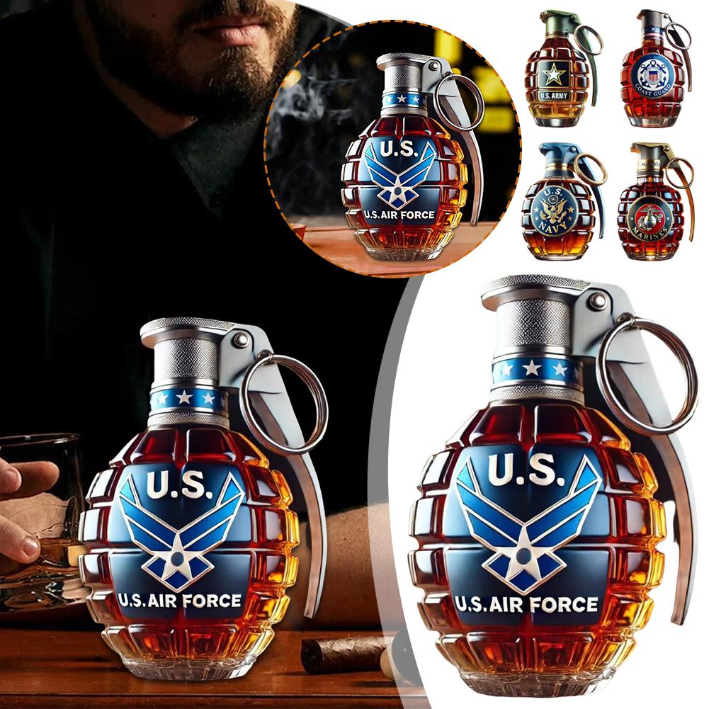 Wine Beer Spirits - Botella decantadora de whisky con forma