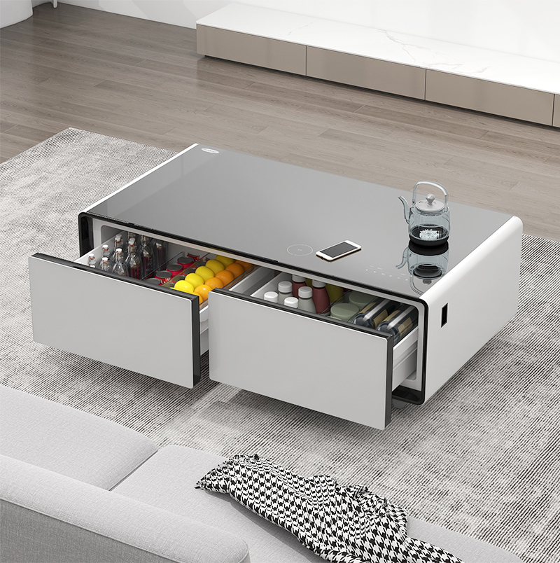 Wine Beer Mini Fridge - Mesa de Centro Inteligente con Mini