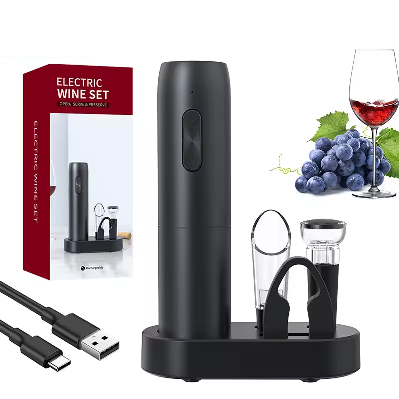 Bottle Stopper Set - Juego de abridor de botellas de