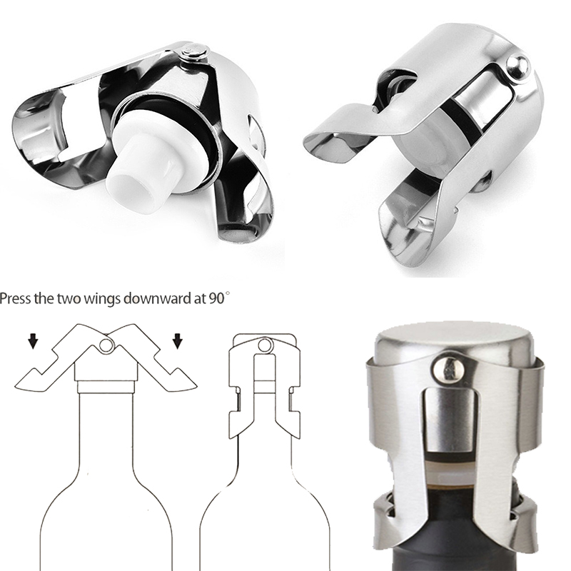 Wine Stopper Vacuum - Tapón de champán, tapón de vino