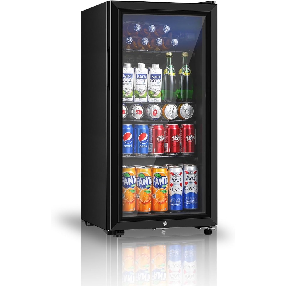 Wine Beer Mini Fridge - Refrigerador de bebidas, minirefrigerador de tres