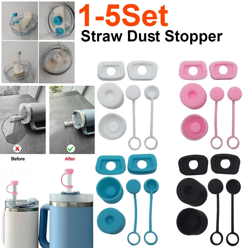 Bottle Stopper Set - Juego de tapones de silicona a