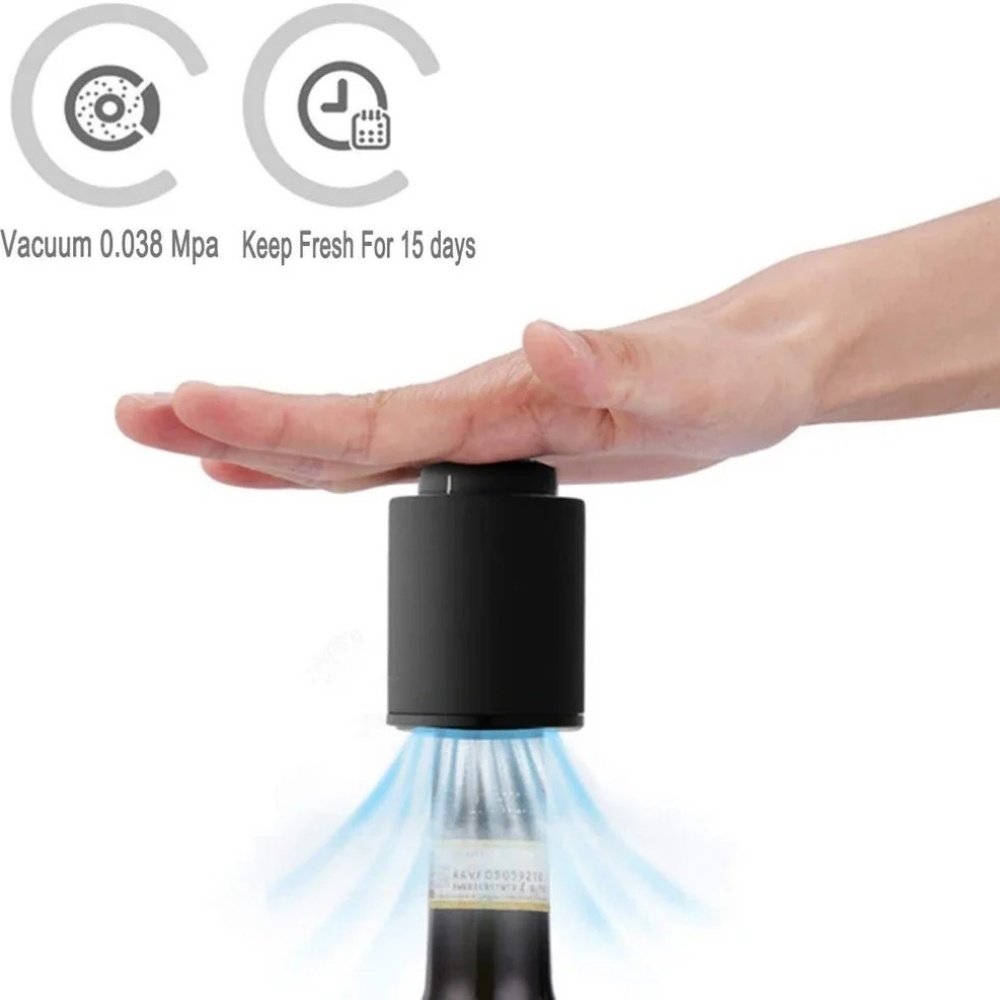 Tapón de Vino Reutilizable con - Wine Stopper Vacuum reseña y precio