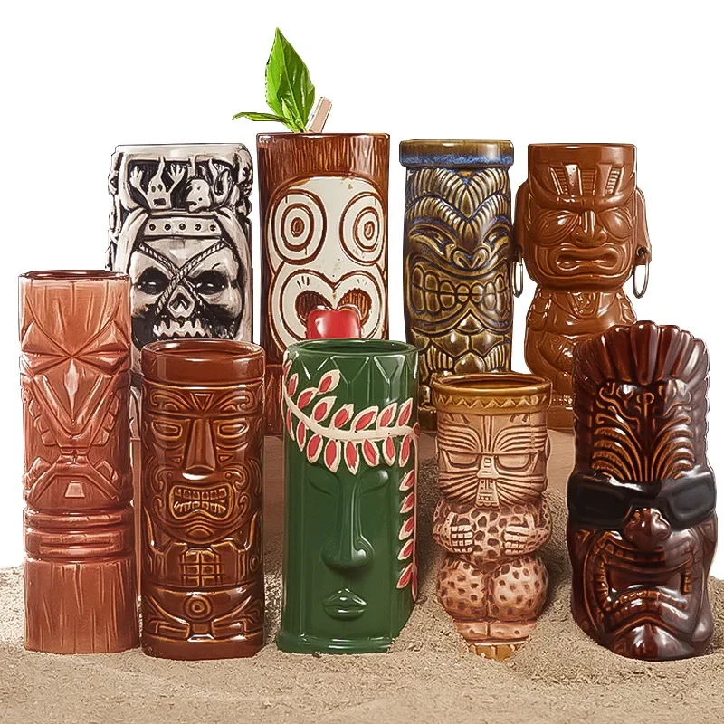 Taza Tiki hawaiana de 60 tipos - Wine With Beer Cocktail reseña y precio