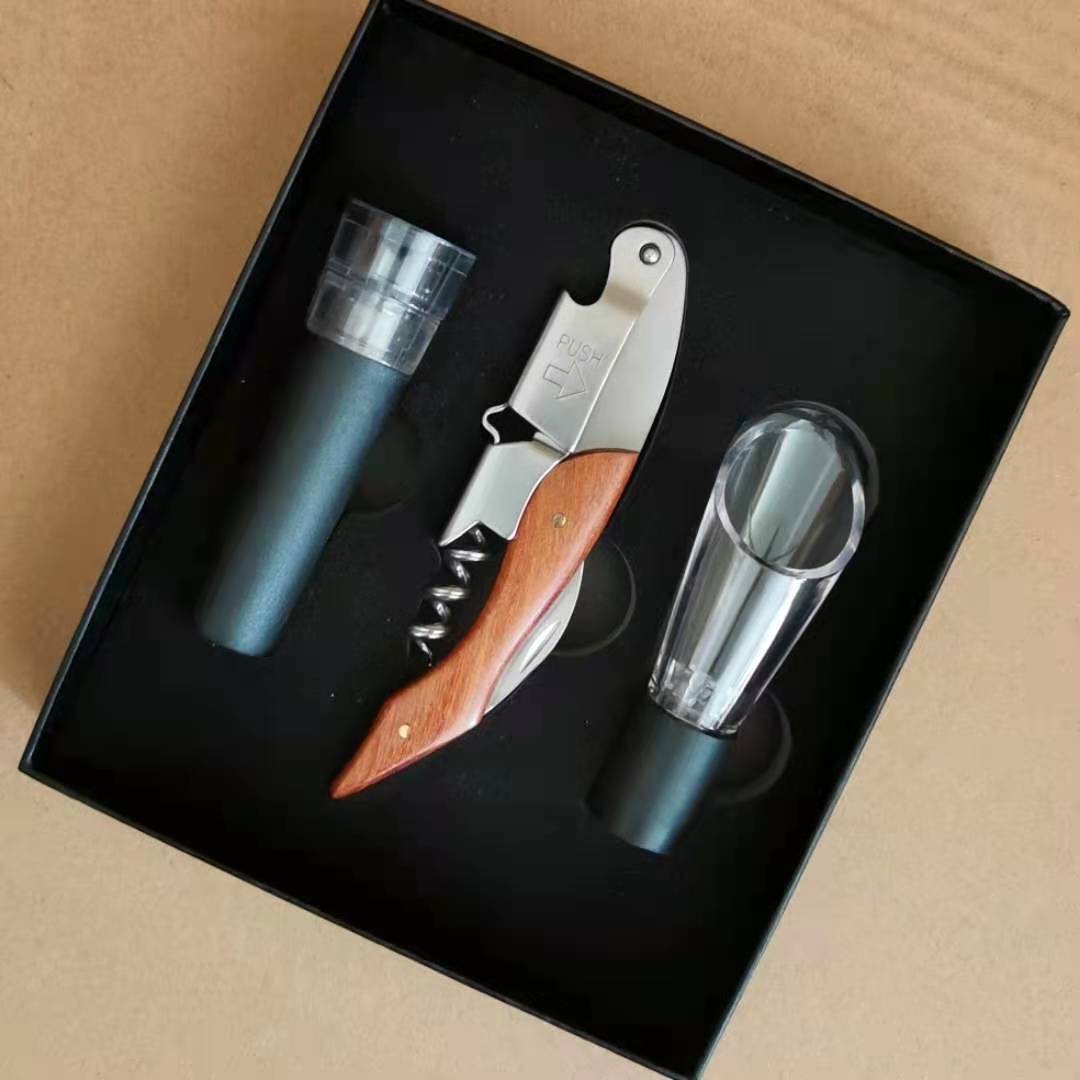 Paquete de regalo, juego de ab - Bottle Stopper Set reseña y precio