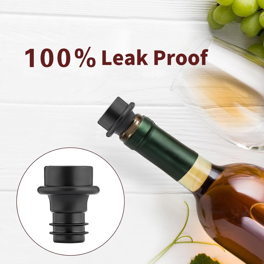 WOTOR-rolhas de vino de plásti - Wine Stopper Vacuum reseña y precio