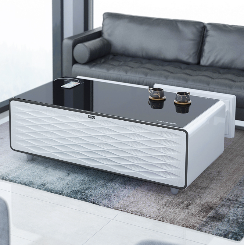 Mesa de Centro Inteligente con - Wine Beer Mini Fridge reseña y precio