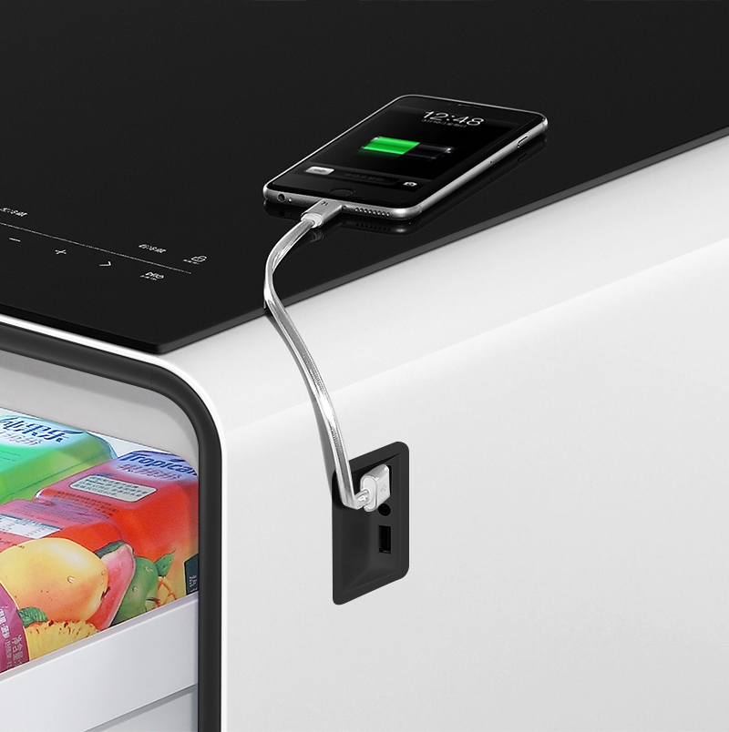 Mesa de Centro Inteligente con - Wine Beer Mini Fridge reseña y precio