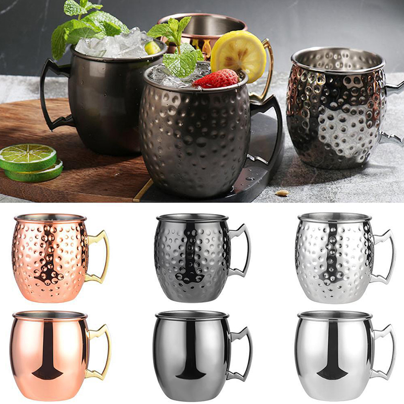 Taza de mula de Moscú de acero - Wine With Beer Cocktail reseña y precio