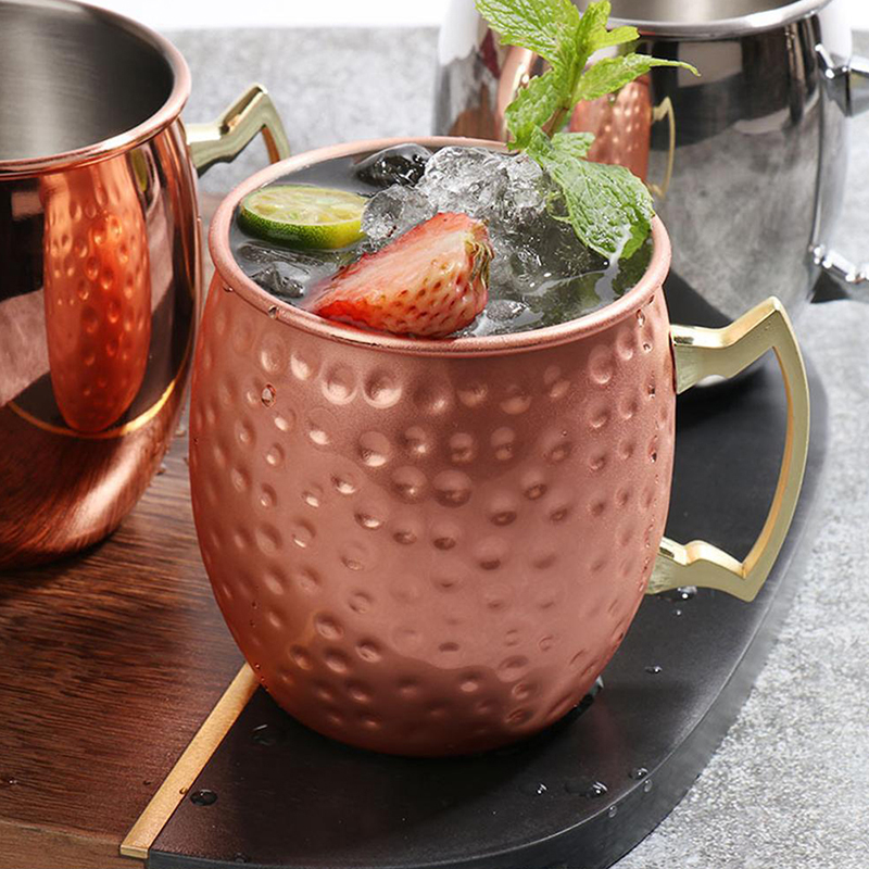 Taza de mula de Moscú de acero - Wine With Beer Cocktail reseña y precio
