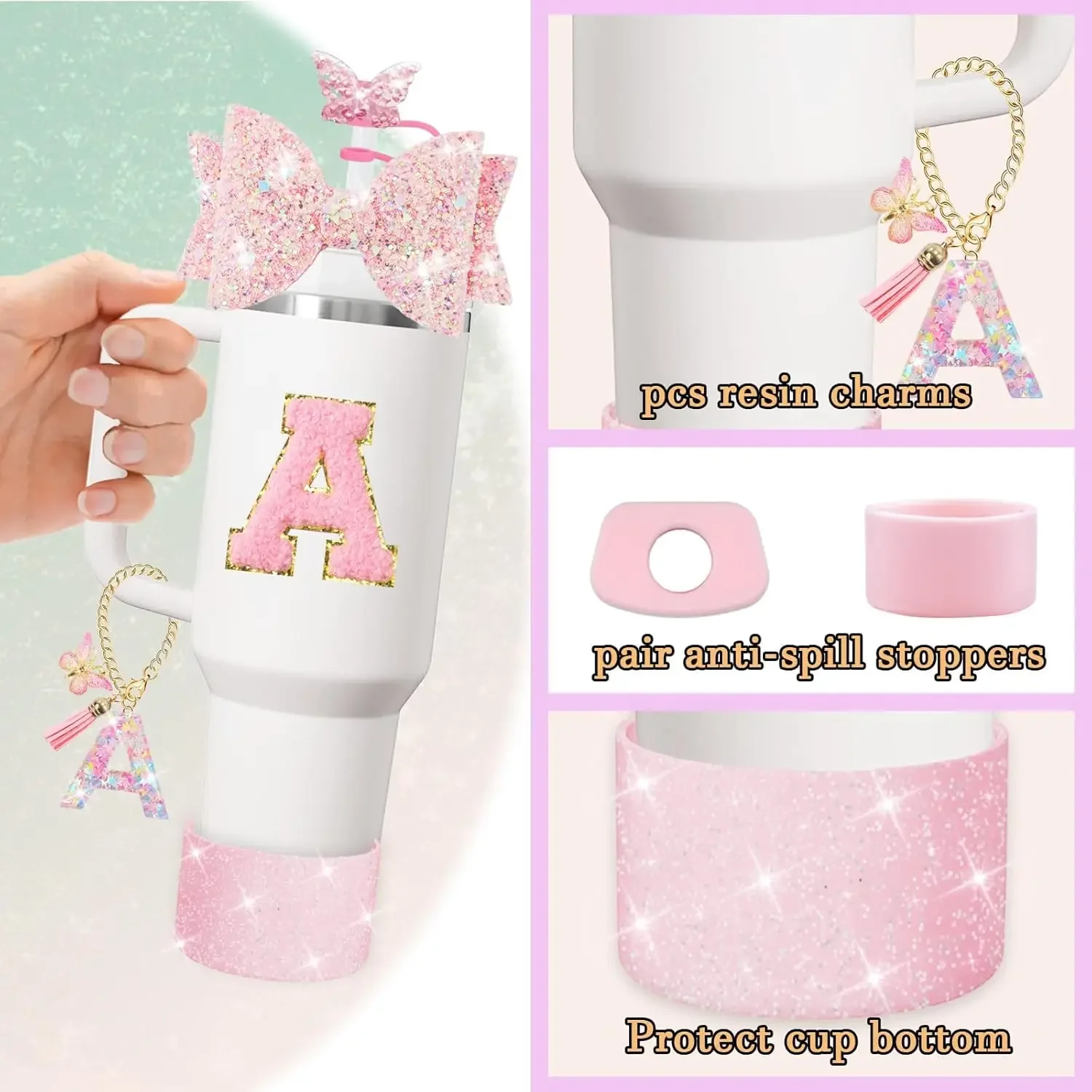 Juego de accesorios de taza pa - Bottle Stopper Set reseña y precio