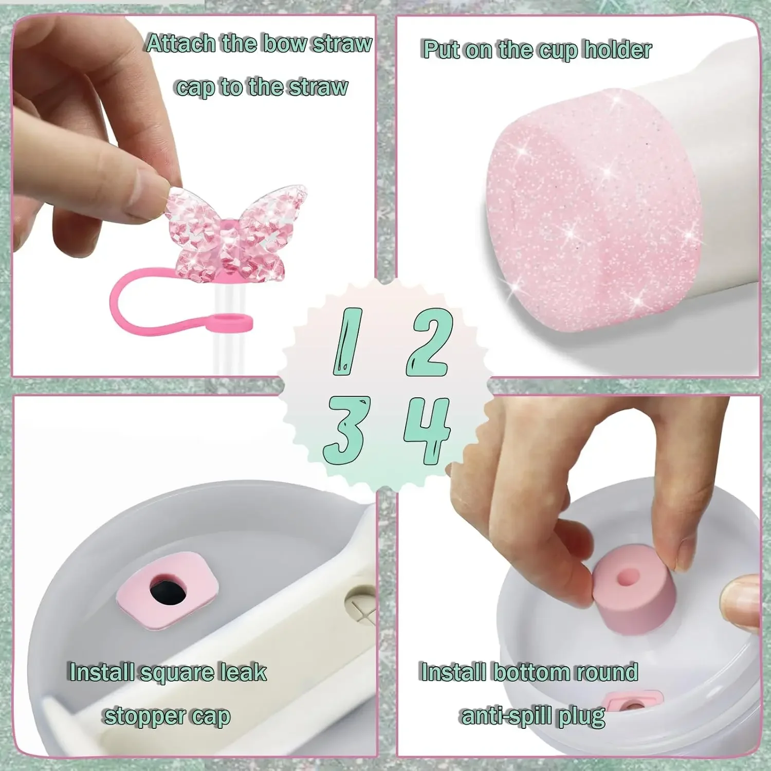 Juego de accesorios de taza pa - Bottle Stopper Set reseña y precio