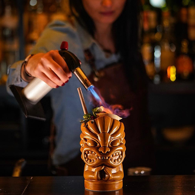 Tazas Tiki de Hawái, Taza para - Wine With Beer Cocktail reseña y precio
