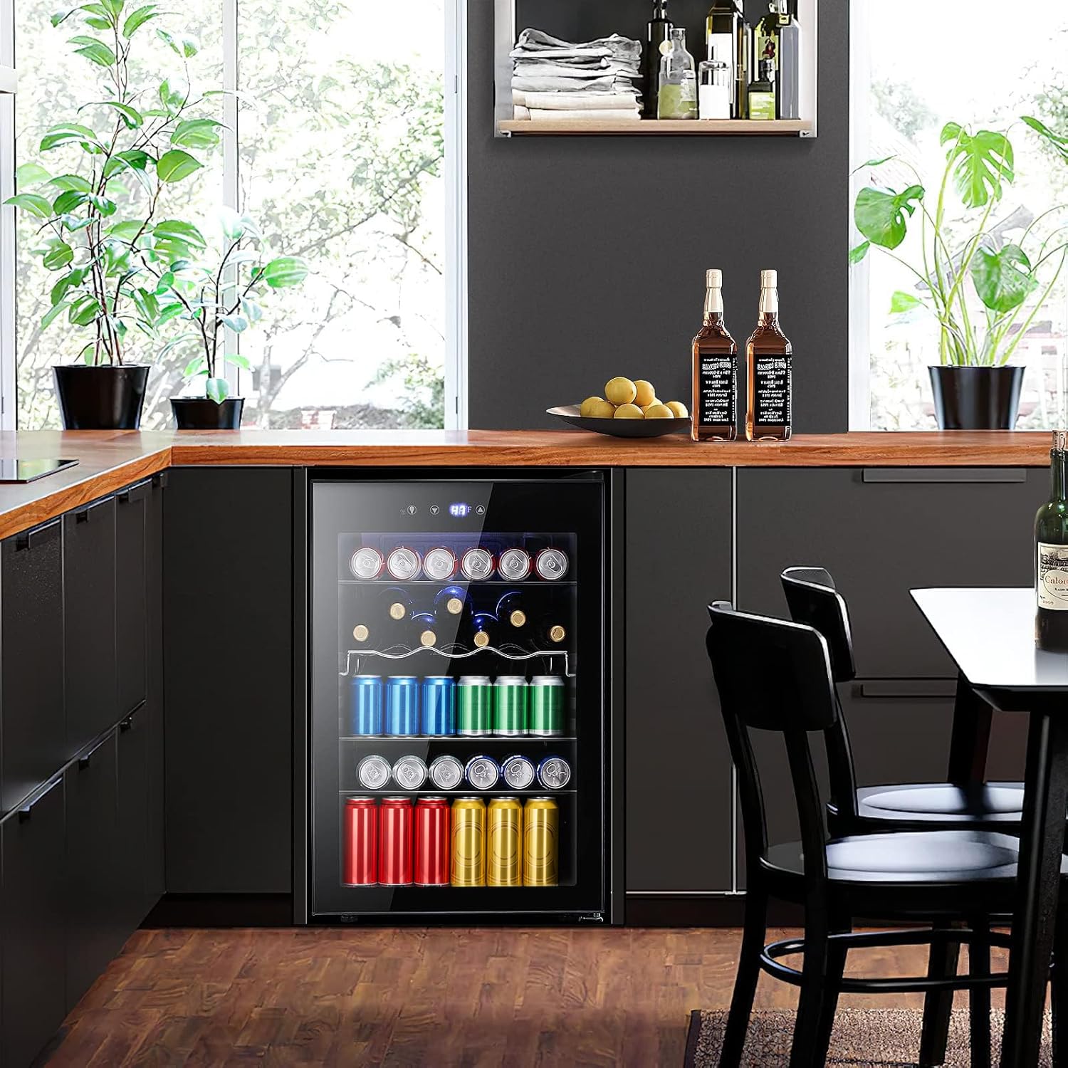 Enfriador de Bebidas de 4.5 Pi - Wine Beer Mini Fridge reseña y precio