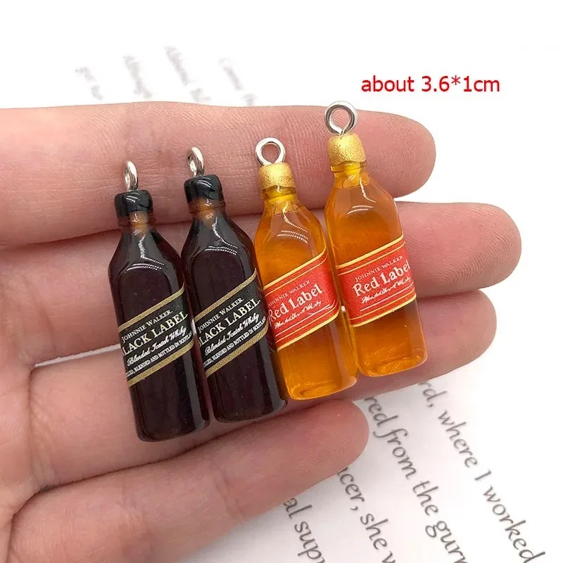 10 unidades de pequeños dijes  - Wine Beer Bottle reseña y precio