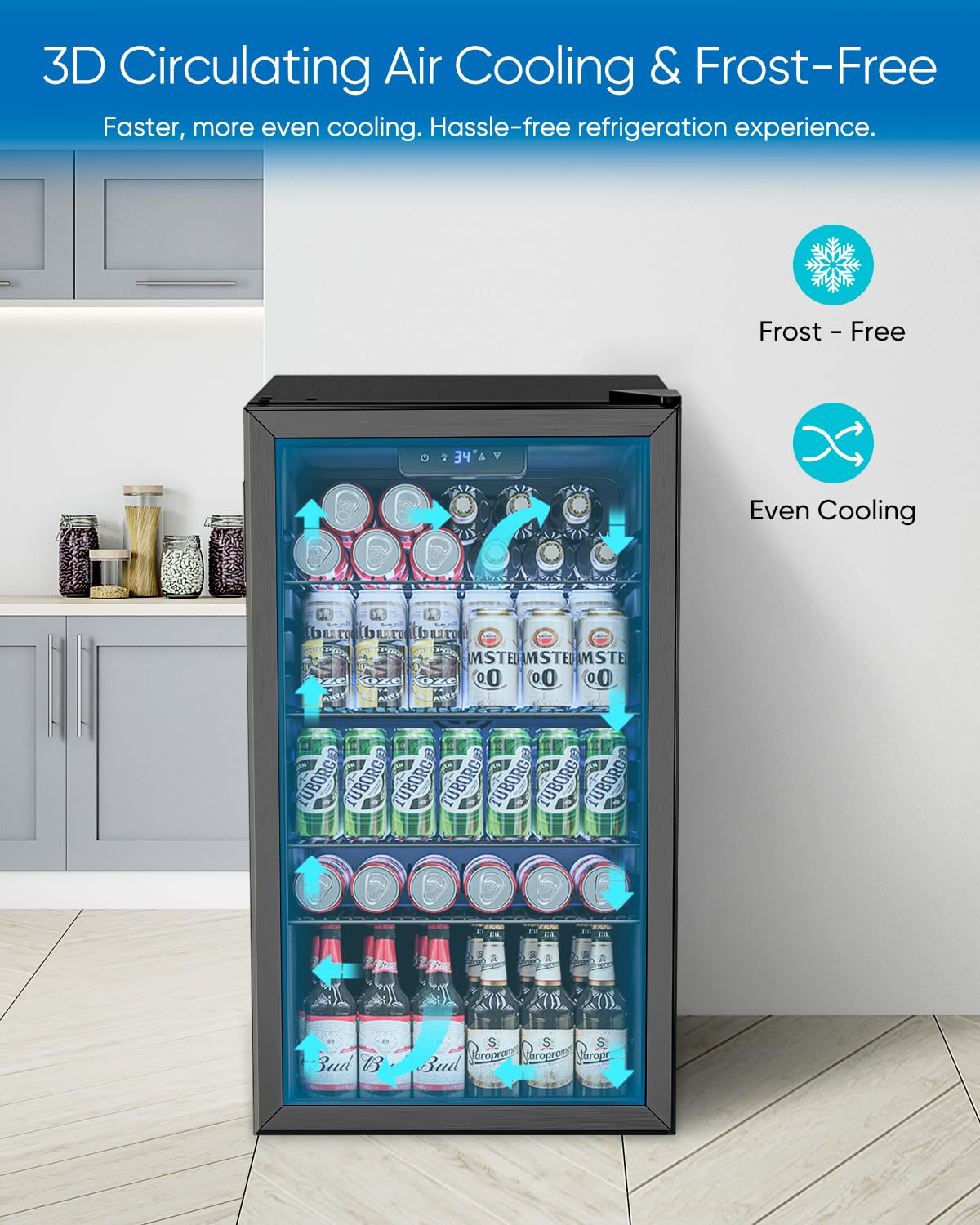 Mini Refrigerador con Puerta d - Wine Beer Mini Fridge reseña y precio