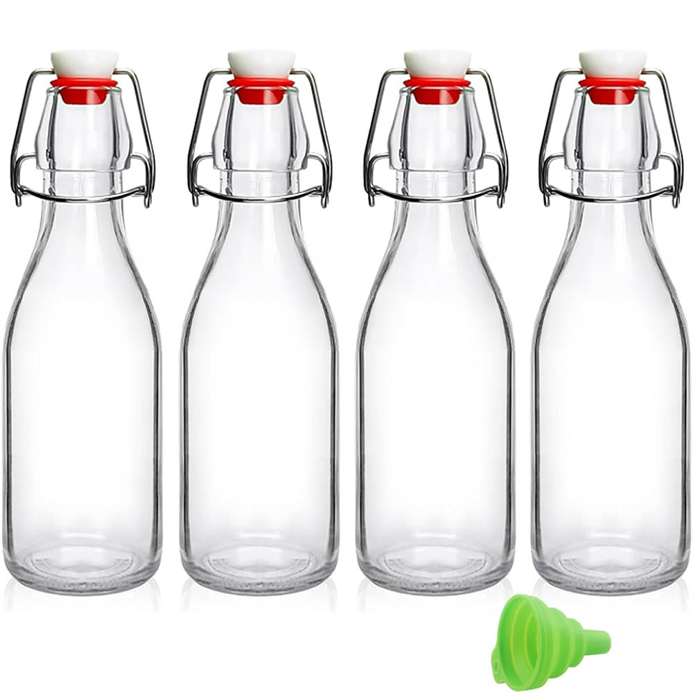 Botellas de Vidrio con Tapa Ab - Wine Beer Spirits reseña y precio