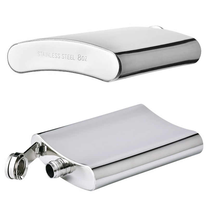 Frasco de cadera de acero inox - Wine Beer Spirits reseña y precio