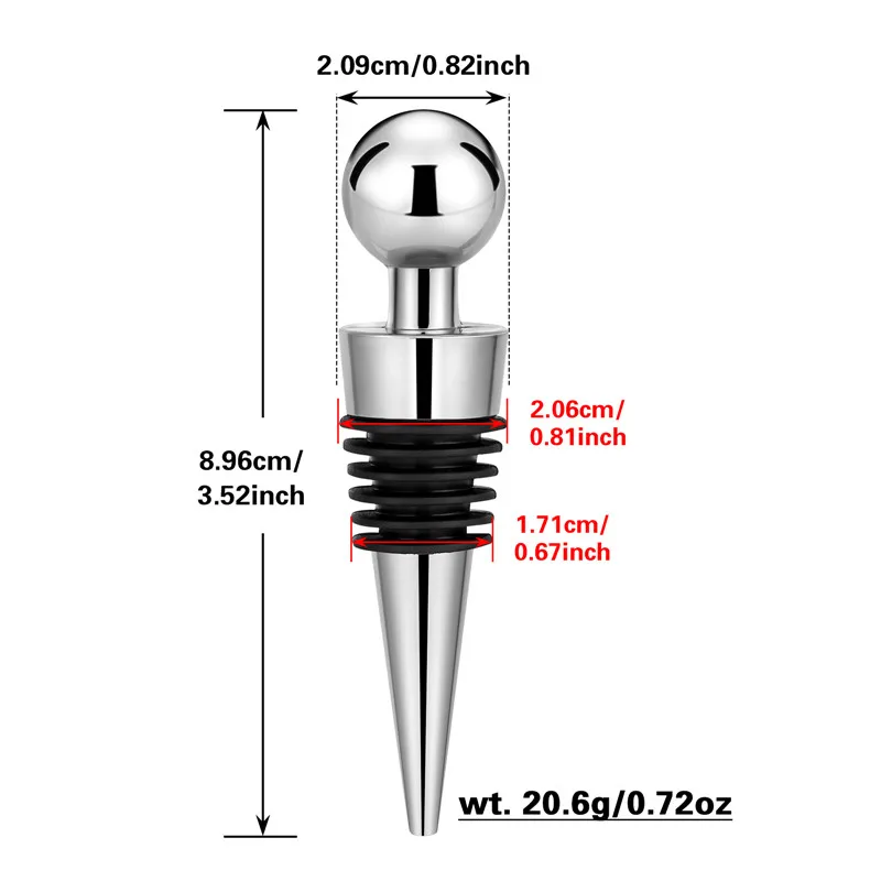 2 unids/set tapón de botella d - Bottle Stopper Set reseña y precio