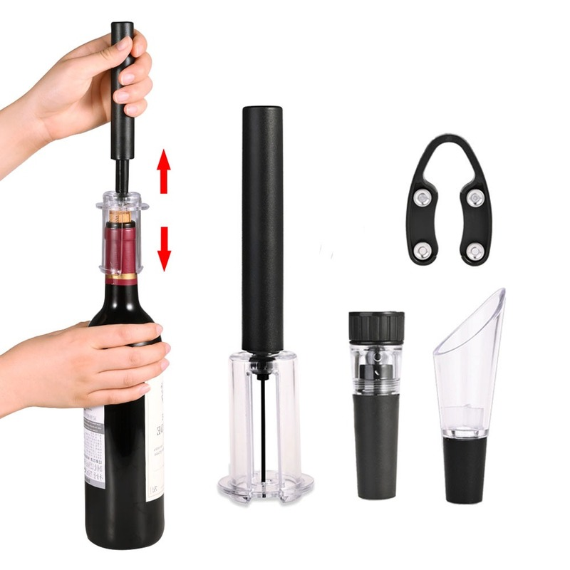 Bomba de aire abridor de botel - Wine Stopper Vacuum reseña y precio