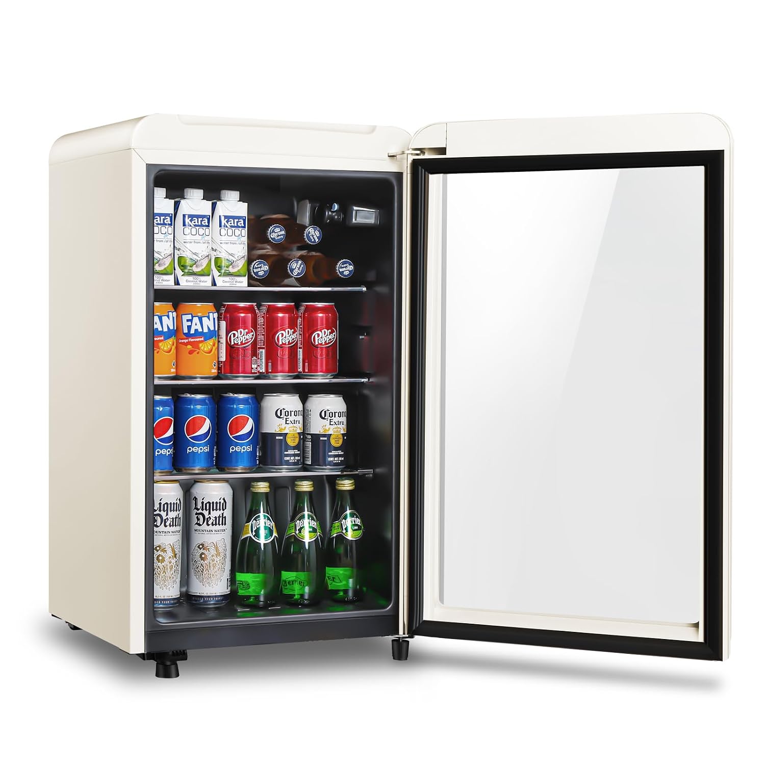 Refrigerador Retro para Bebida - Wine Beer Mini Fridge reseña y precio