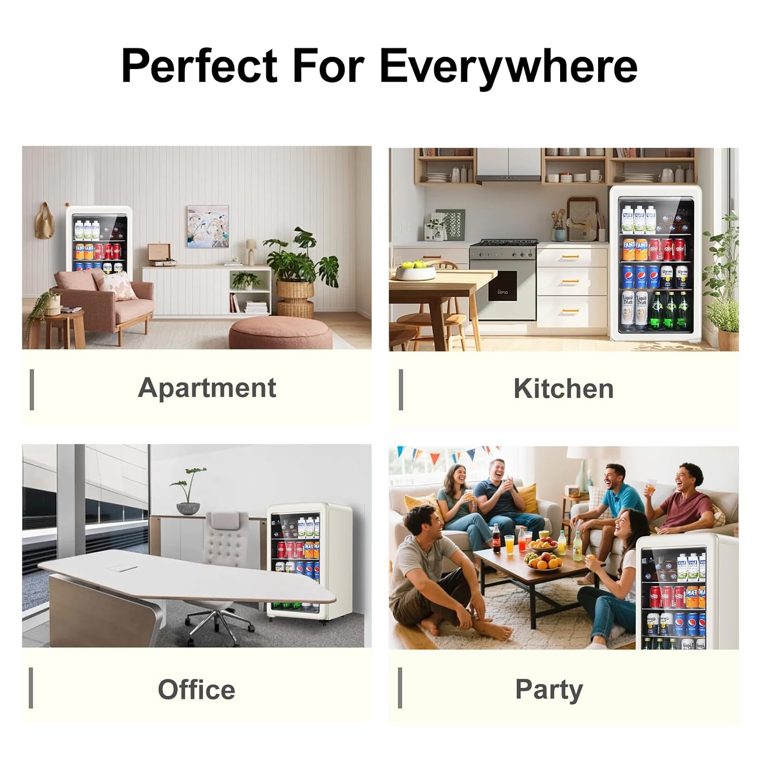 Refrigerador Retro para Bebida - Wine Beer Mini Fridge reseña y precio