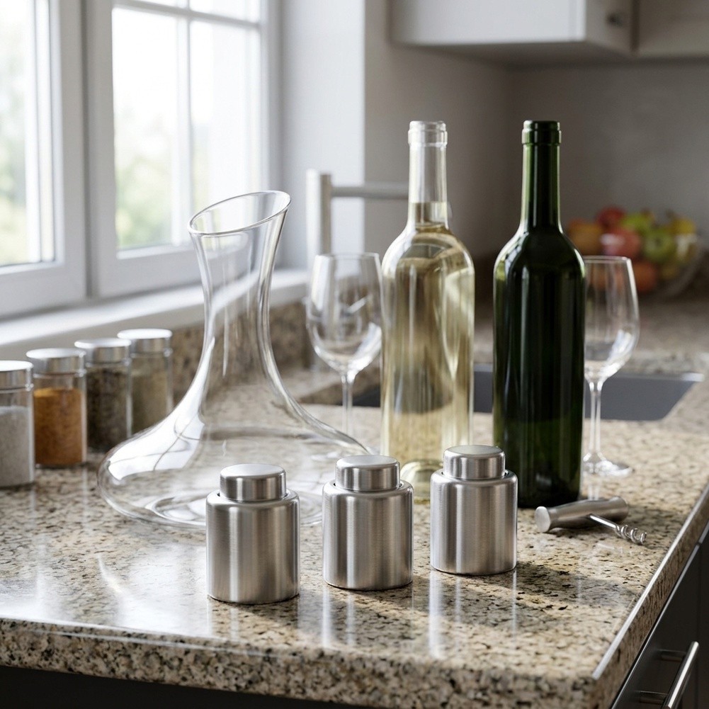 Tapón de vacío para vino de ac - Wine Stopper Vacuum reseña y precio