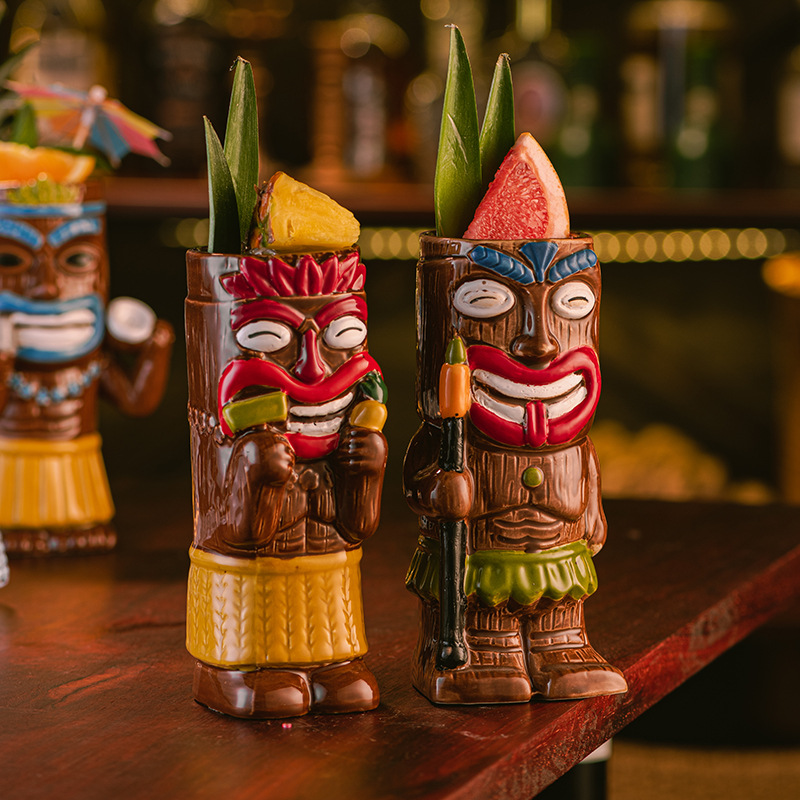 Taza Tiki de Cerámica, Copa de - Wine With Beer Cocktail reseña y precio