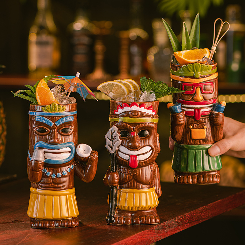 Taza Tiki de Cerámica, Copa de - Wine With Beer Cocktail reseña y precio