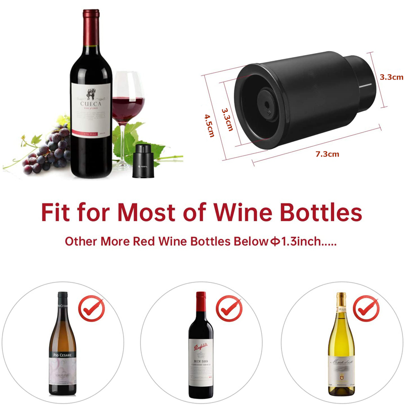 LMETJMA Tapones para botellas  - Wine Stopper Vacuum reseña y precio