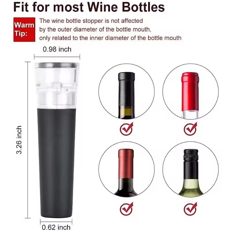 Tapón de Vino al Vacío, Tapone - Wine Stopper Vacuum reseña y precio