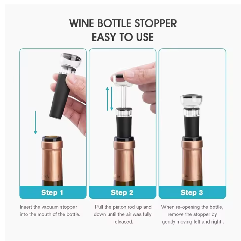 Los tapones para botellas de v - Wine Stopper Vacuum reseña y precio